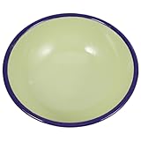 Capacité suffisante : grâce à sa conception aux dimensions généreuses, vous pouvez servir de plus grandes portions sans effort, ce qui le rend idéal pour les repas de famille ou les réunions, bols en émail vintage, bols en émail