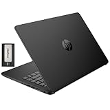 HP Stream 14' HD BrightView Laptop, Intel Celeron N4120, 16GB RAM, 416GB Storage (128GB eMMC + 288GB Docking Station Set), Intel UHD Graphics, 720p Camera, Wi-Fi, 1 Year Office 365, Win 11 S, Black