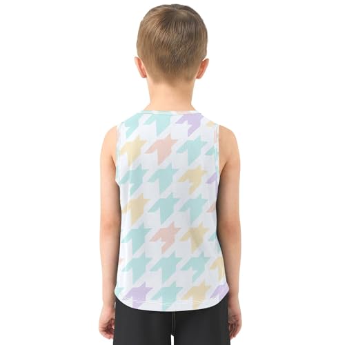Boys Performance Tank Top Quick Dry Boys Sleeveless Vest Lightweight Comfy Summer Basic Soft Workout Outfits3