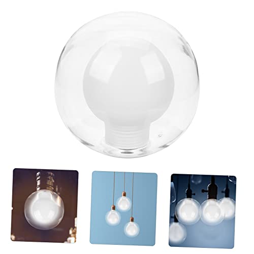 Image of Zerodeko 4pcs Glass Lamp Cover Lampshade Round Replacement for Pendant Ceiling Lamp