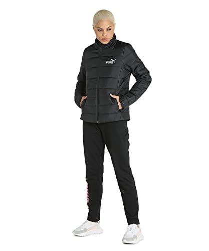 Image of Puma Men Polyester Standard Length Padded Jacket ,Black