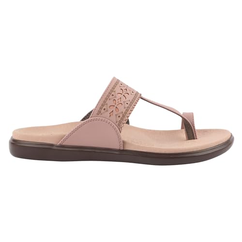 Image of Medifeet Women's Orthopedic Toe-Ring Sandals | Soft Cushioned Slip-On Comfort Slippers | Anti-Skid, Arch Support