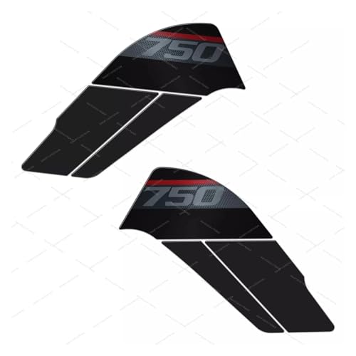 Protection réservoir pour Transalp XL 750 2023 autocollant noir