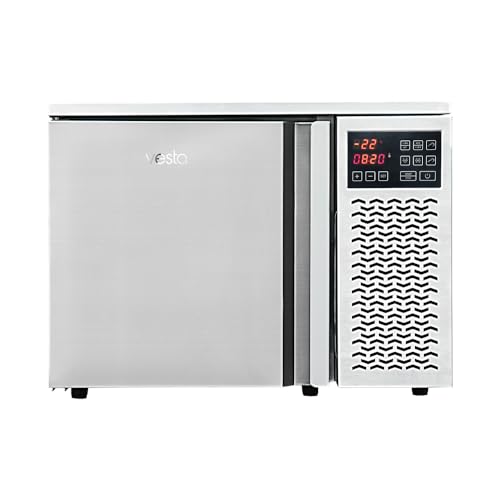 Vesta Precision Abbattitore Di Temperatura BF200 Per Raffreddare E Congelare Gli Alimenti In Tempi Rapidi | Congelatore A Pozzetto Compatto Con 2 Vassoi GN1/2 (Capacità Di 3) | Fotocamera 33X38X23,5Cm-image