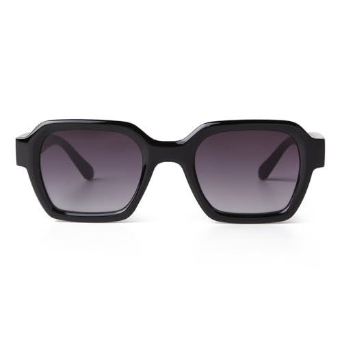 SORVINO Trendy Square Sunglasses for Women Men Thick Frame Simple Designer Style Rectangle Shades