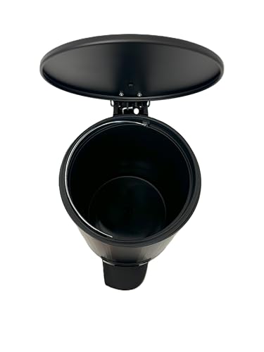 Caneca de basura Splash Home acero inoxidable 5 litros negra miniatura 4