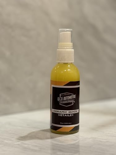 Ceramic Interior & Exterior Detail Spray | Safe For Vinyl Wrap, PPF, Powder Coat, & More (15% SiO2 concentrated formula) (Travel Size, 4, Fl Oz)