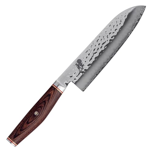 MIYABI ミヤビ 「 6000MCT 三徳包丁 180mm 日本製 」多層鋼 槌目 包丁 岐阜県関市製【日本正規販売品】 Z1035-626（Amazon）