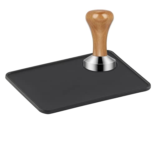 2 Pzs Tamper Mat,Antideslizante Espresso Tamping Pad, Alfombrilla de Cafe de Silicona Tamper Mat Antideslizante Espresso… - Imagen 4