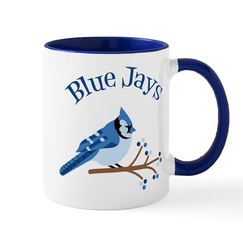 Taza de cerámica 11 oz para café CafePress Blue Jays miniatura 1