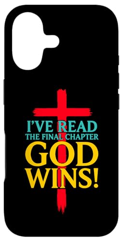 「I 've Read the Final Chapter God Wins Wins Christian Cross Faith」 スマホケース iPhone 17 用