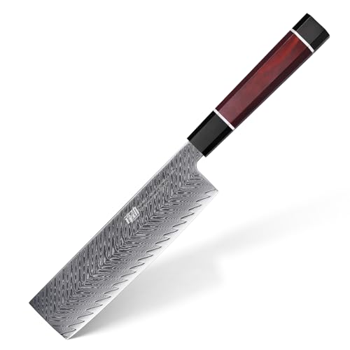 Nakiri Vs Usuba For Vegetable Cutting: Best Knife For Veg 4 FINDKING Usuba Nakiri Knife 7...