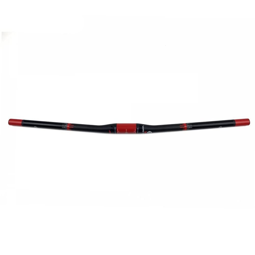 Manubrio Mtb 31,8 mm Ultralight Full Carbon Fiber Mtb. Manubrio Bike Flat o Rise 600 620 640 660 680 700 720 740 760 Manubrio a forma di rondine Manubrio Mtb Carbonio (Color : Flat 31.8x600)