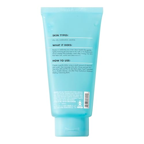 e.l.f. SKIN Holy Hydration! Clean Freak Daily Cleanser, Gentle Hydrating Gel Face Cleanser, Made With Hyaluronic Acid - Image 2