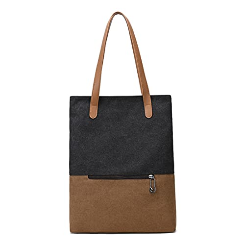 Sac à dos léger en toile femme Noir Medium modulable multi-porté