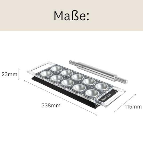 Foto von Marcato Ravioli Tablet Nudelform, Aluminium, 36 x 21 x 7 cm