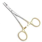 DEXSUR Olsen Hegar Needle Holder, Professional Medical Surgical Holders Tungsten Carbide Inserts, 4.5 Inch