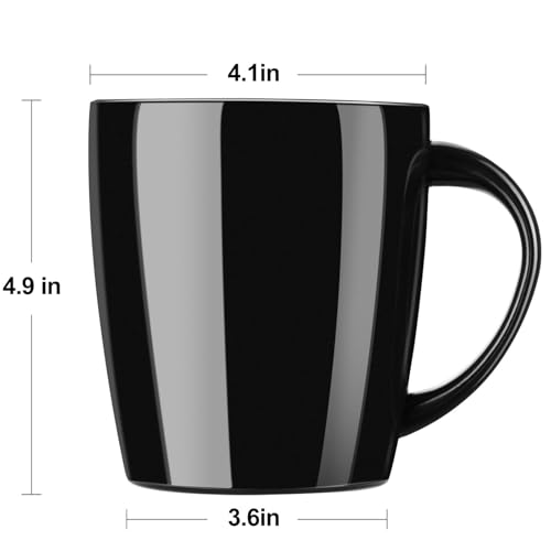 PARACITY Insulated Coffee Mug Stainless Steel Coffee Mug with Lid Handle Double Wall Vacuum Travel Mug Camping Tumbler Cup Men Women 12 oz - Image 3