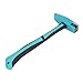 KDZTZEWU for hardware Machinist Hammer Carbon Steel TPR Handle Multi Functional Forging Hammer for Blacksmith Engineers Woodworkers metal tools (L)