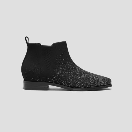 Image of VIVAIA Ryan Slip-On Chelsea Boots for Women, Square Toe Ankle Boots, Water Repellent Comfortable Low Heel Booties for Daily Outfit