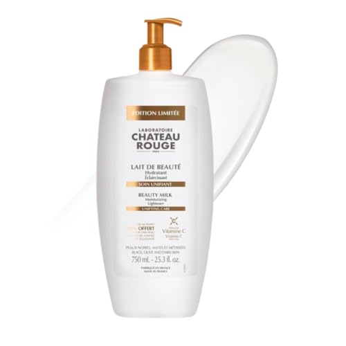 Lait de Beauté Château Rouge 750ml rituel corps hydratant et lumineux après la douche