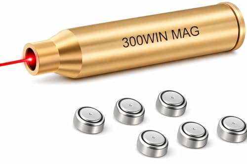 360 Tactical 300WIN MAG Sight Cartridge Red Laser Bore Boresighter Caliber for Rifles Hunting Bore Sight