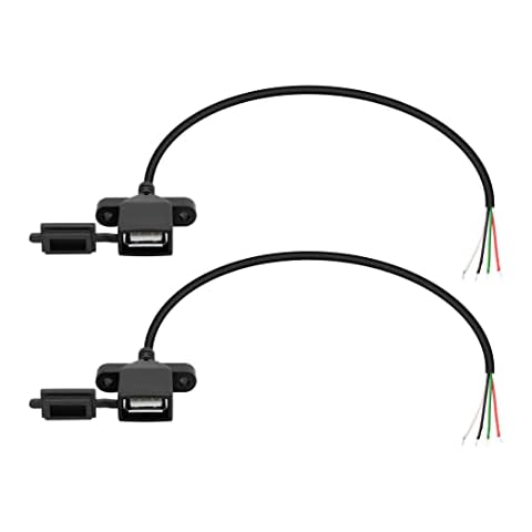 RIIEYOCA USB Female 4pin Pigtail Cable Cover