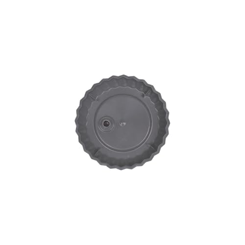 VASO CACHEPOT WAVE 15CM CINZA (12)