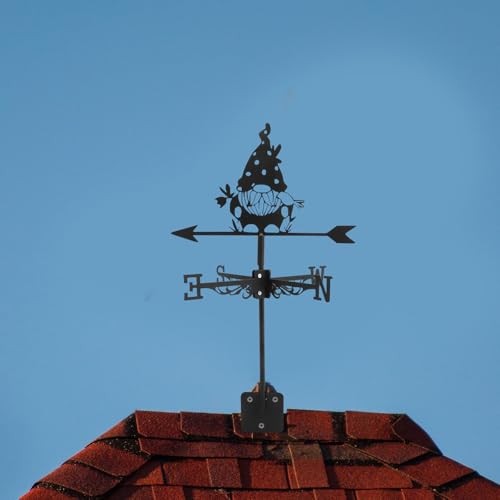 Girouette de jardin indicateur direction vent extérieur DECHOUS en fer - 6