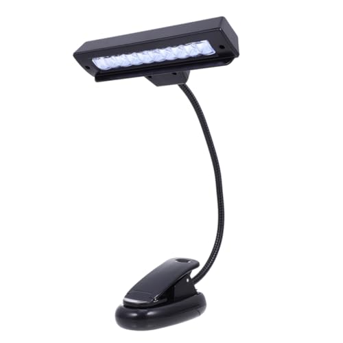 Toddmomy Led Music Stand Light for Piano Eye Protection Reading Lamp Clip Desk Lamp Rechargeable Piano Light