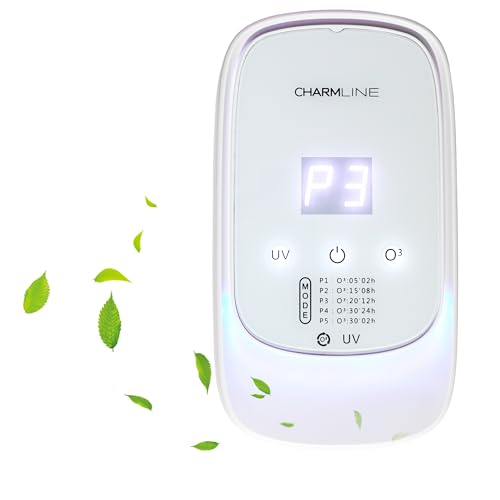 Purificatore d’aria con ozono e ioni negativi, per eliminare gli odori di stanze per animali, case nuove, bagni e cucine, generatore di ozono per interni, eliminatore di odori con diffusore di aromi