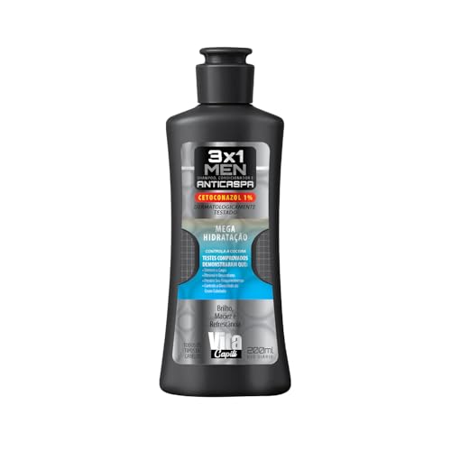 Vita Capili Shampoo Anticaspa 3X1 Mega Hidratação 200ml