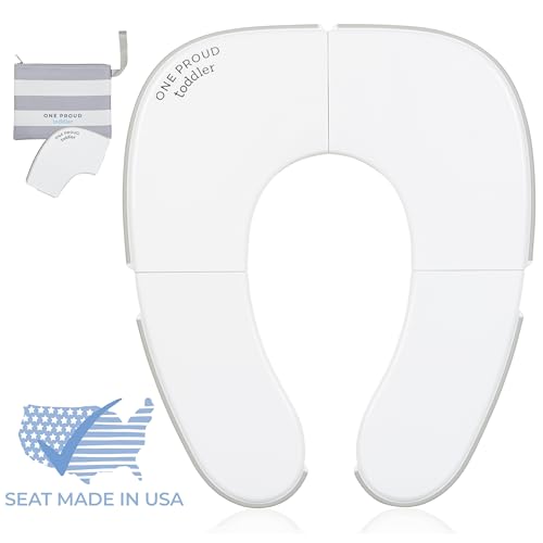 image for One Proud Toddler Travel Potty Seat, Ultra Compact, Ultra Non-Slip, Se