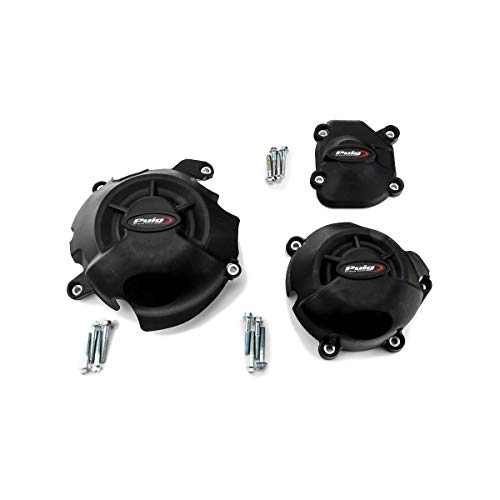 Caches protecteurs moteur Puig 20136N thermoplastique haute résistance noir
