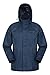 Mountain Warehouse Pakka Mens Waterproof Rain Jacket Lightweight Navy Large
