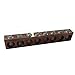 Morris 91157 Ground/Neutral Bar, Copper, 13 Circuits, No. 14 - No. 4 Wire Range, 15 Holes, 6and11 Hole Position