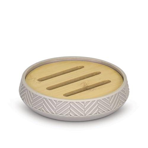 Image of Freelance Portofino ABS Soap Dish Holder for Bathroom, Cream - Wash Basin Soap Box Sabun Dani /Sabundani - Soap Bar Holder Box - Soap Tray /Stand /Case /Cases for Kitchen Sink, Bathroom, Washroom