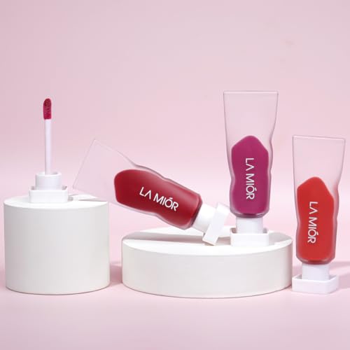 Image of LA MIOR LA MIOR Take Me Home Whipped Velvet Liquid Lipstick Set | Matte Transfer-Proof Long Lasting Lipstick (12+ Hours) | Hydrating Full Coverage Lightweight Formula | With Avocado & Jojoba Oil | Vegan & Cruelty-Free | Pack of 3 (15 ml Each)