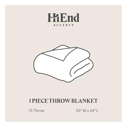 HiEnd Accents Wilderness Ridge Knitted Cotton Throw Blanket 50x60 Red Tan - image 3