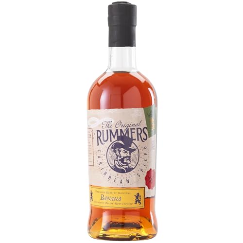 Banana Rum 70cl by Dutch Rummers (ABV 35 Percent) Golden Rum Three-Year-Old Caribbean Rum Jamaican Rum and Rums Blended from Brazil and Dominican Republic Rested in American Oak Barrels