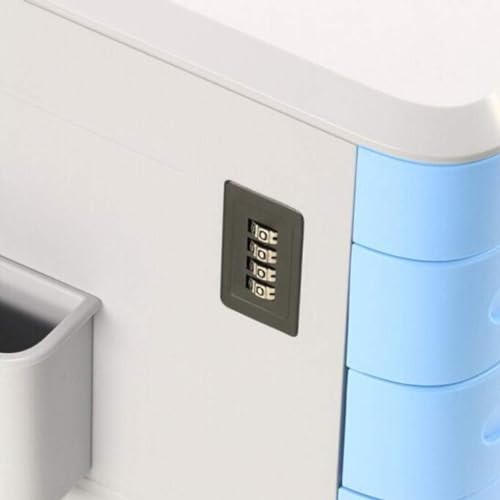 Classeur à tiroirs en plastique ELzEy avec serrure pour bureau