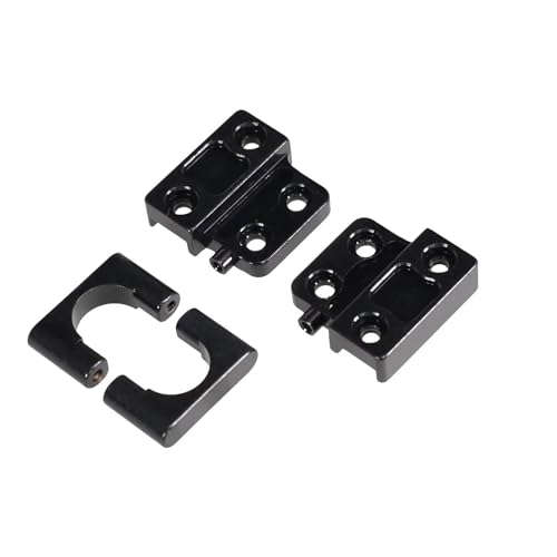 YONMFRDS For MN For MN82 LC79 For MN78 1/12 Remote Control Car Metal Upgrade Rear Axle For Spring Plate Fixing For Seat Parts Accessories RC Car DIY Parts(Black)