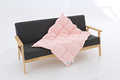 February Snow Pink Baby Goose Down Alternative Comforter Blanket for Crib Bedding