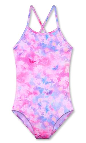 Image of LUOUSE Swimwear for Girls Swimsuits Quick Dry Cross-Back Adjustable Strap Bathing Suit for Kids 2-13 Years
