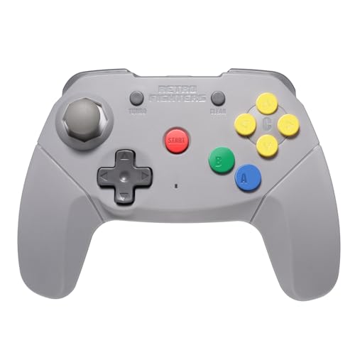 Image of Retro Fighters Brawler64 Wireless Edition N64 Controller - Compatible with Nintendo 64 - Gray
