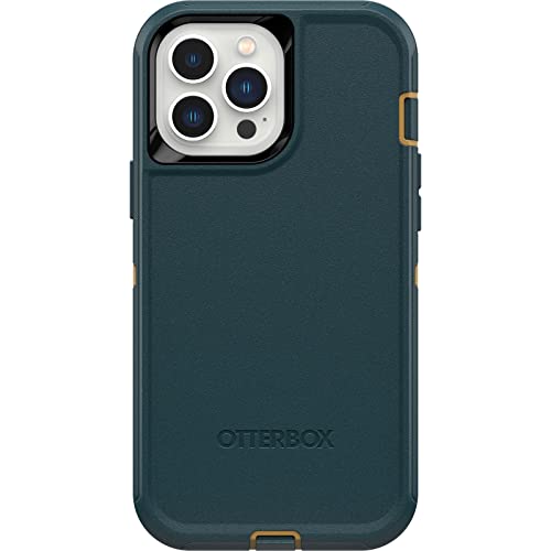 OtterBox Defender Series Screenless Edition   Funda para iPhone 13 Pro MAX y iPhone 12 Pro MAX (Solamente), Solo Funda, Embalaje no Original, Verde Cazador