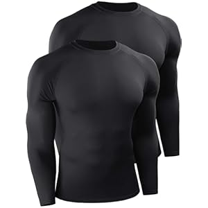 Cadmus Mens Compression Tops Base Layer Long Sleev...