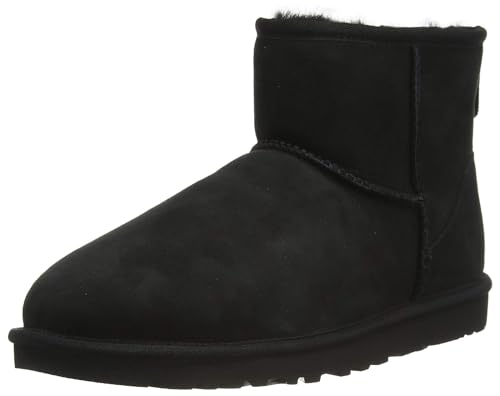 UGG Herren Mini Classic Boot, Schwarz, 45 EU