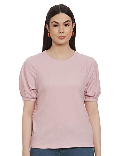 Image of Marks & Spencer Women's Regular Blouse (T43 7840K Dusted Pink 4XL)