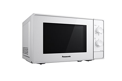 Panasonic-NN-K10JWMEPG-Microondas-Compacto-20-L-800-W-2-Mandos-giratorios-Con-Gratinador-de-Cuarzo-1000W-Plato-giratorio-de-vidrio-255mm-5-Niveles-de-ajuste-de-potencia-Color-Blanco